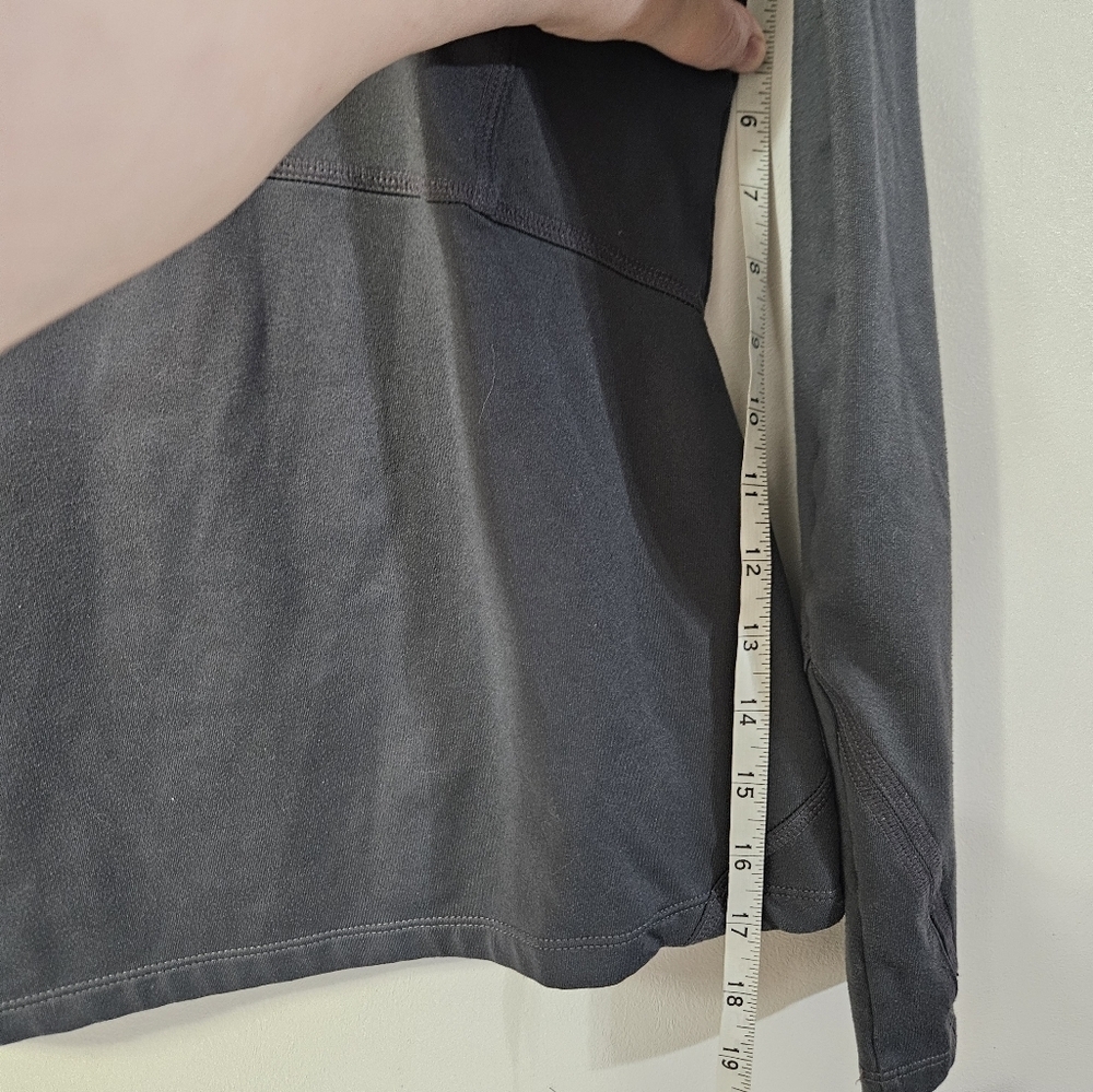 Athleta Quarter Zip Gray Pull Over! - image 7